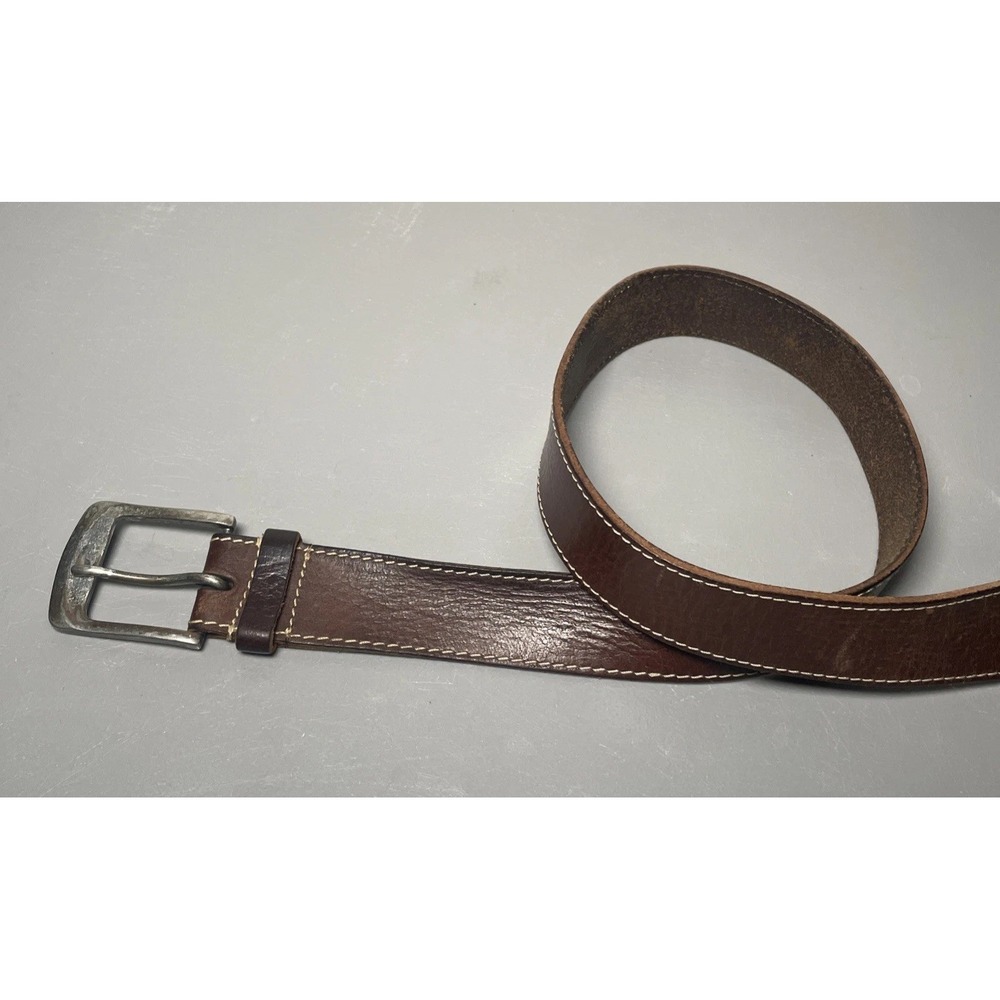 Men's DANIER Belt Brown Genuine Leather Size‎ 34